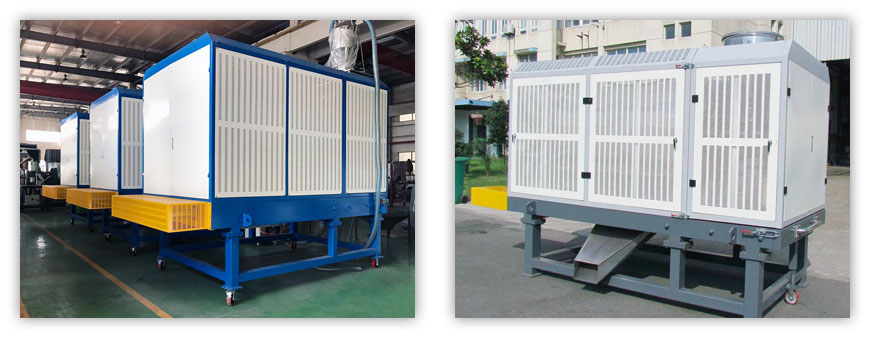 Infrared crystal dryer continuous processing