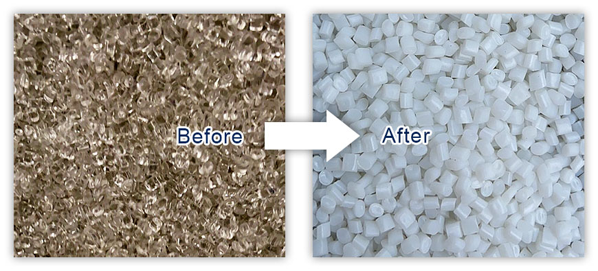 Infrared crystal dryer continuous processing