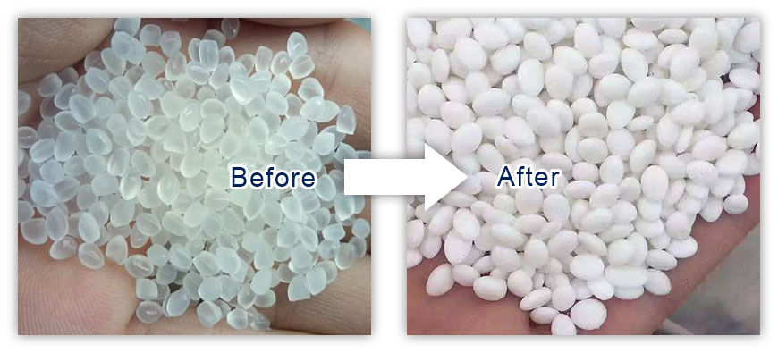 Infrared crystal dryer continuous processing